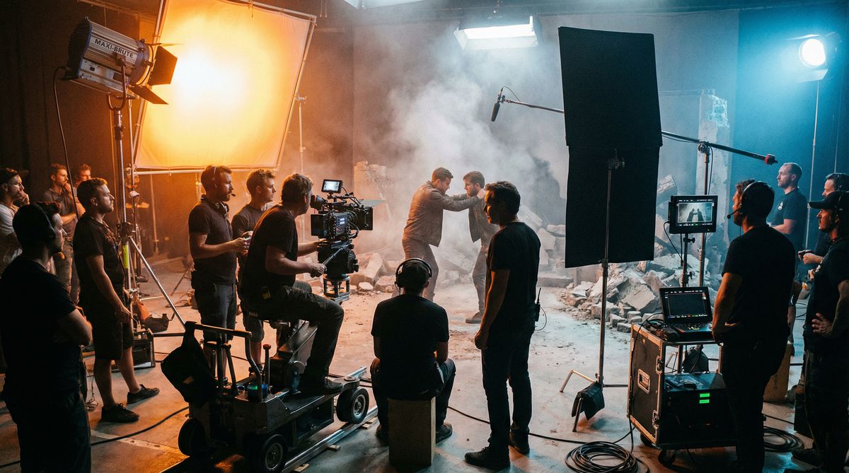 抖音风影视制作幕后花絮视频